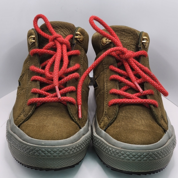 Converse One Star Leather Hightops - Picture 5 of 9